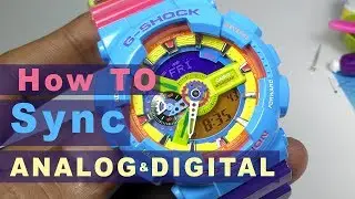 Gshock Analog hands and digital Not match / Adjusting Gshock GA110 / how to sync Gshock ga110