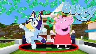 BLUEY y PEPPAPIG la ULTIMA en SALIR del CIRCULO GANA | Las Aventuras de BLUEY en ROBLOX!
