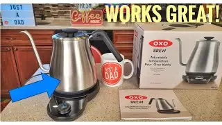 OXO Brew Gooseneck Electric Kettle Pour Over Coffee & Tea Kettle Review     I LOVE IT!!!!!