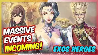 Massive New Events + Summon Banner Incoming! Free 110 Summons! Exos Heroes