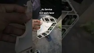 Ac service at home / ac service and apply lacor spry ac protection spry #acservice #ac #spry #viral
