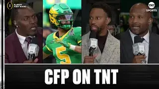 The CFP on TNT Crew React to Dante Moore & No. 5 Oregon's DOMINANT Win Over No. 12 JMU 😤🦆