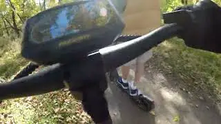 Riding the Des Plaines River Trail South to Belmont Ave