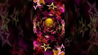 Colorful Star Tunnel Animated Background | #shorts #short #youtubeshort