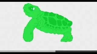 Sea turtle speed drawing