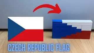 How to build a Lego Czech Republic flag