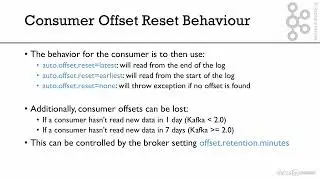 08 Kafka Elasticsearch Consumer and Advanced Configurations 014 Consumer offsets reset behavior