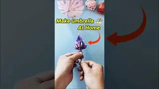 Make umbrella at home | ghar par chhata kaise banaye | umbrella diy | umbrella craft #shorts