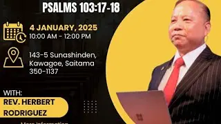 The Covenant Psalms 103:17-18 | Rev. Herbert Rodriguez // JCOB KAWAGOE CHURCH 