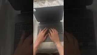 Open with me 🤓🫣IPAD Magic 🤍 Keyboard  PRO 13 inch  -Pencil Pro #ipad #shortsviral #shorts