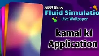 Fluid Simulation App Wallpaper kaise lagaye lock screen and home screen Live Wallpaper On Android