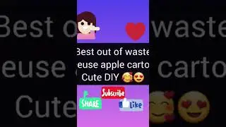 Best out of waste !! Apple carton DIY!! #DIY #bestoutofwaste #bestoutwaste