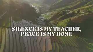 Silence is my teacher, peace is my home | A journey into calm and stillness