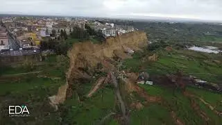 Emergenza a Niscemi, si allarga il fronte della frana: case in bilico e mille sfollati