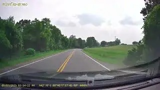 Golf Ball hits Outback on country road!