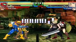 NICK54222 MUGEN: Samus Aran and Captain Falcon VS Cloud Strife and Tifa Lockhart