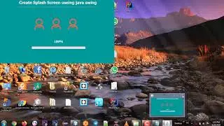 How to create Splash Screen useing java swing step by step