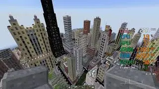 GeForce GTX 1660 ti -- AMD Ryzen 3 3300X -- Minecraft FPS Test Chicago