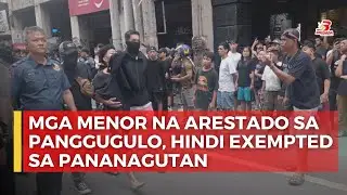 Mga menor de edad na sangkot sa kaguluhan sa Ayala bridge kahapon, hindi exempted sa pananagutan....