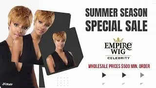 Summer Season Sale - Trending Hairstyle Empire Wig Celebrity Josie. Wholesale Prices $500 min.
