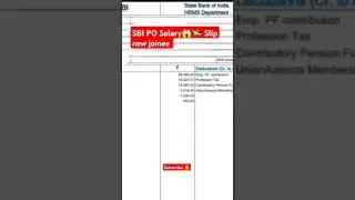 sbi po salary slip new joinee 🔥🔥|| real motivation #sbipo #ibpspo #rrbpo