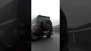 5L V8 Defender with a Milltek Exhaust. Sounds like witch craft. #defender #v8 #landrover #cartok