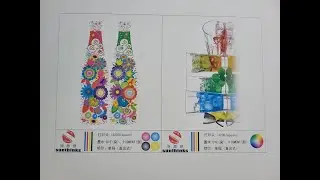 Art paper coated paper printed by Water based single pass printer waterproof ink No need dryer