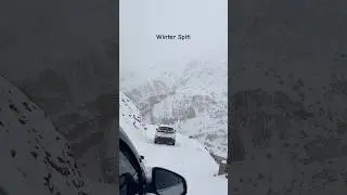Snow Drive in Spiti Valley with Tata #Harrier and Toyota #Fortuner. #Snow #Spiti