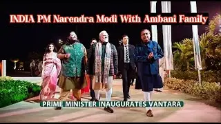 PM Modi inaugurates Vantara in Jamnagar, Gujarat India 2025 with Ambani family
