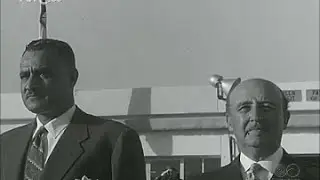Gamal Abdel Nasser se entrevista con Francisco Franco. Año 1960