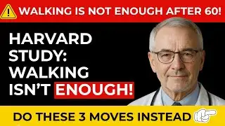 SENIORS -⚠️ 3 Exercises BETTER Than Walking After 60 (Harvard Study Reveals Why)