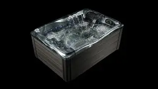 Whirlpool Cyprus Black &ndash; Kompakter Luxus Spa f&uuml;r 2 Personen | 46 Jets &bull; Plug & Play &bull; Gecko
