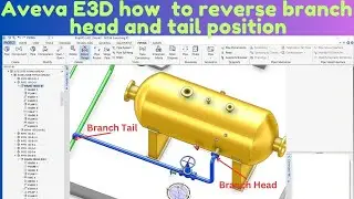 Aveva E3D How to Reverse Branch Head and Tail &ndash; Step by Step Guide