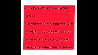 Right to Equality