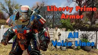 Fallout 76 - Силовая броня Либерти Прайма. Все фразы