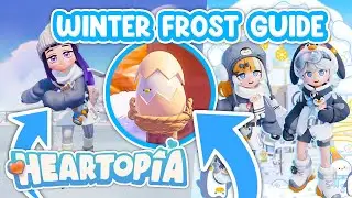 Heartopia Winter Frost EGG LOCATION, Snow Sculpting Hobby + SPENDING SPREE!