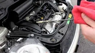 MINI Cooper (R56, R55, R57) 2007-2011 — Как проверить уровень масла в двигателе — Ремонт своими р...