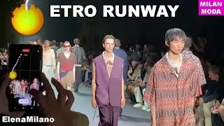 FULL exclusive ETRO runway 18/06/2023  Milan Fashion Week 🇮🇹 #italy #milan #mfw