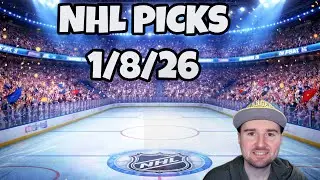 🏒🔥 NHL Picks Today - Best Expert Predictions for 1/8/26 ! 🏒🔥