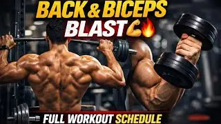“Back & Biceps Workout | Full Gym Blast 💪🔥 | Heavy Deadlift + Lat Pulldown”