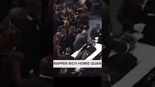 Rich homie Quan open casket live stream funeral 🕊️🙏🏽 #richhomiequan #shorts #yslwoody #youngthug
