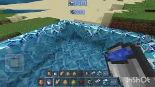 Building a swimming pool in Minecraft 