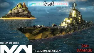 MODERN WARSHIPS: RF ADMIRAL NAKHIMOV- Very Powerful Massive Giant, (5vs6) Competitive Gameplay