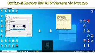 How to Backup & Restore Siemens KTP HMI Using Prosave