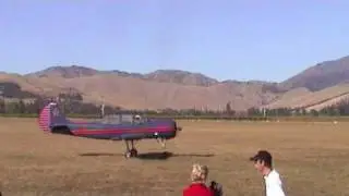 Yak 52s thunder at Omaka '09