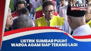KABAR BAIK! Wamen ESDM Pastikan Listrik di Sumbar Hampir Pulih 100% Pasca Bencana I KMP
