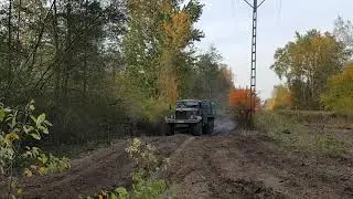 Kraz 255 offroad action w terenie poligon Świerad Marek