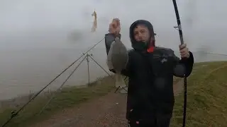 Sea fishing for flounders on the river Thames January 2026 