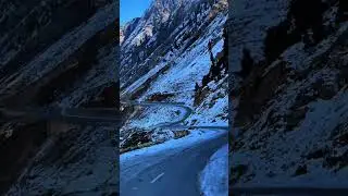 ❄️ Naran to Babusar Road in Winter | Snowy Mountain Drive 🌨️🏔️