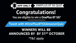 The OnePlus 8T 5G will have ____ Hz Fluid Display ?